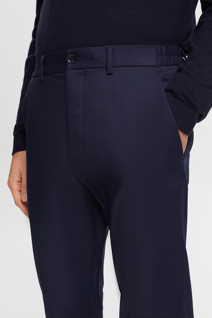 Slim fit trousers, DARK BLUE, detail image number 2