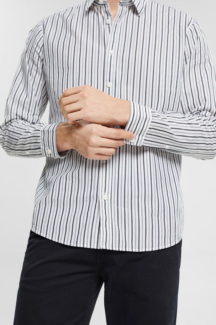 Striped shirt, WHITE, detail image number 2