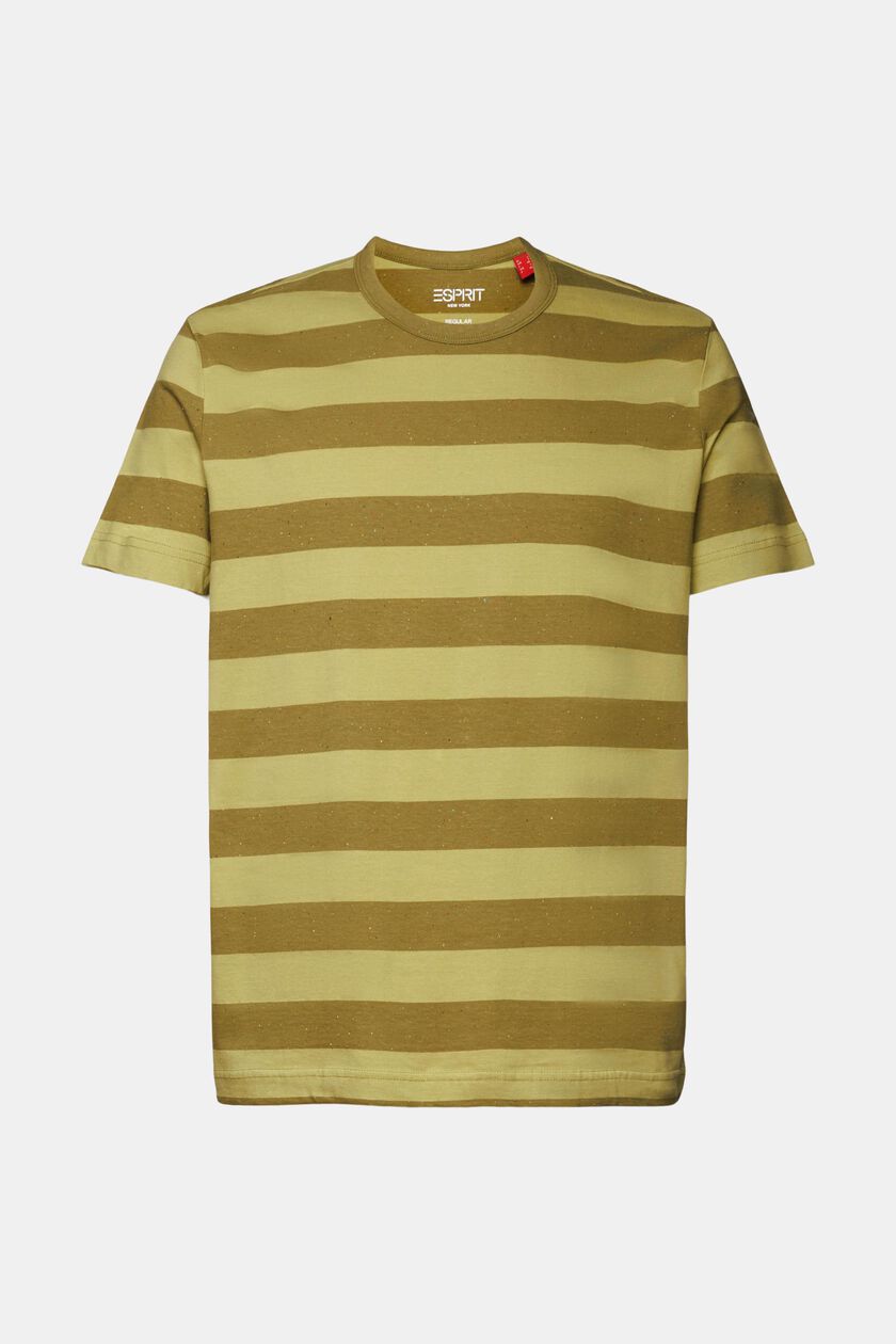 Striped Nep Yarn T-Shirt