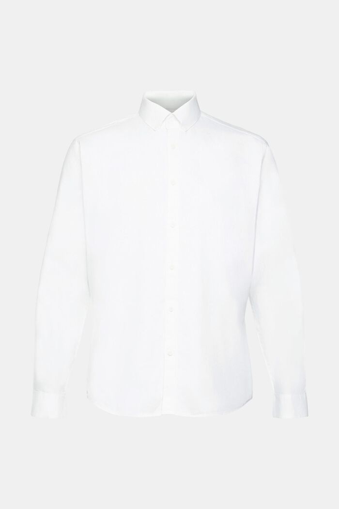 Slim fit button-down shirt, OFF WHITE, detail image number 6