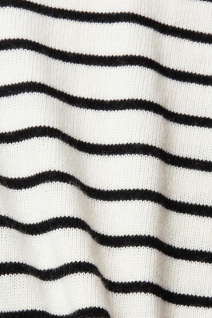 Wool blend mock neck jumper, LENZING™ ECOVERO™, OFF WHITE, detail image number 4