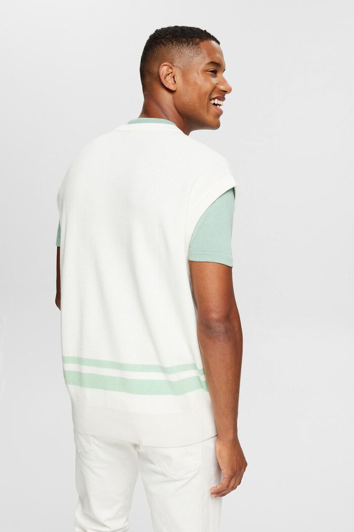 Tank top with two stripes, OFF WHITE, detail image number 3