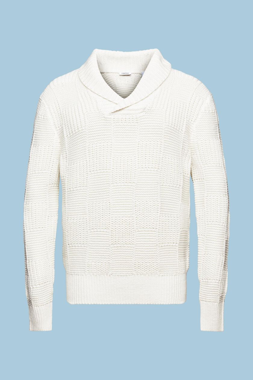 Chunky Knit Shawl Sweater