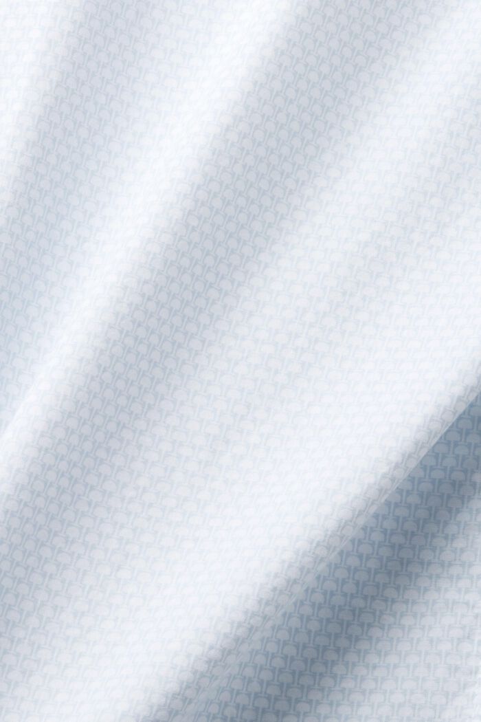 Slim fit shirt with all-over pattern, WHITE, detail image number 4