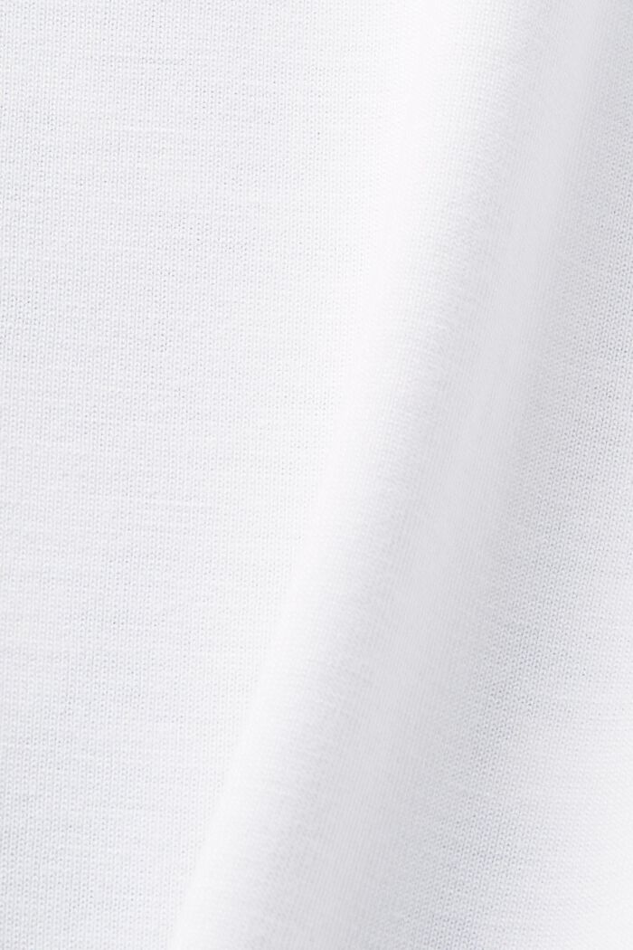 T-shirt with print, LENZING™ ECOVERO™, WHITE, detail image number 5