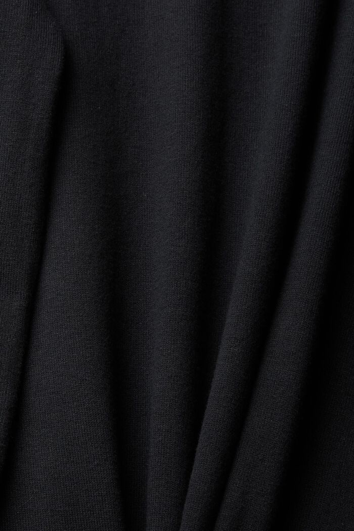 Knitted midi dress, BLACK, detail image number 4