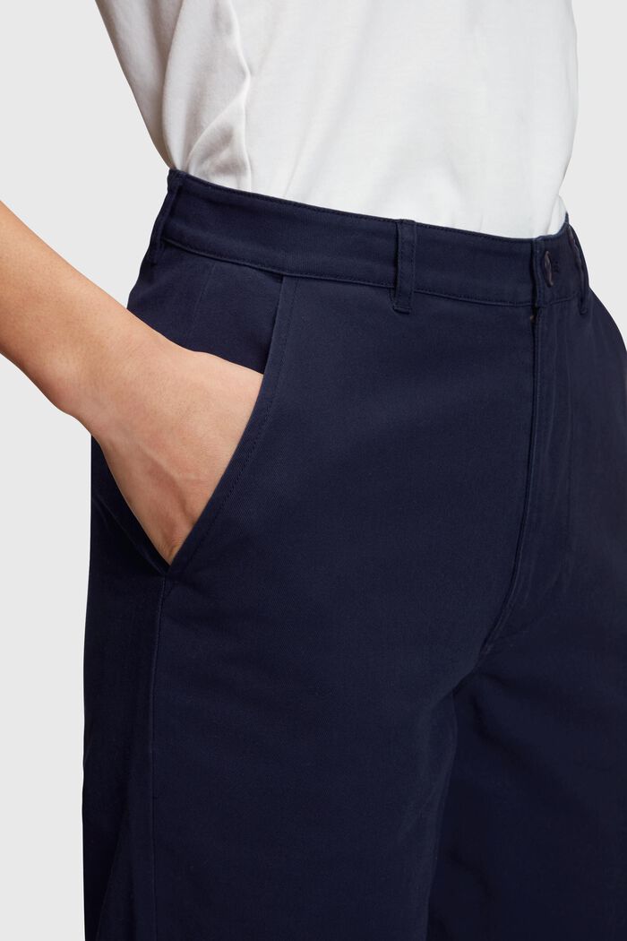 Low-rise chinos, NAVY, detail image number 2
