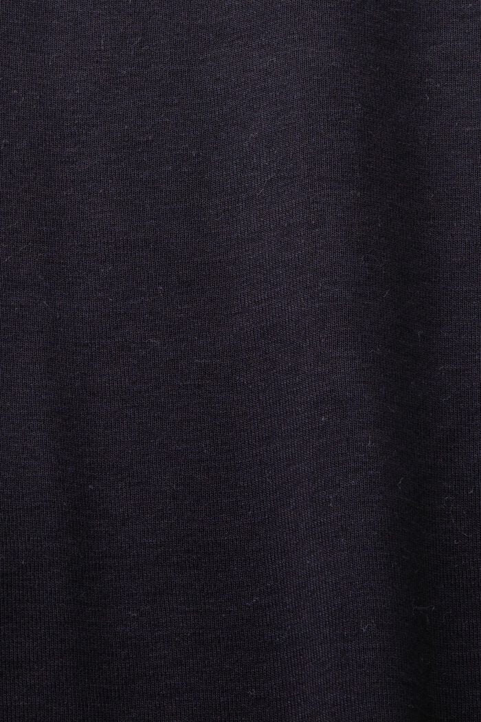 Organic Cotton Jersey Top, BLACK, detail image number 5