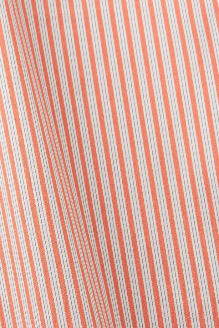 Striped Button-Down Shirt, ORANGE RED, detail image number 6
