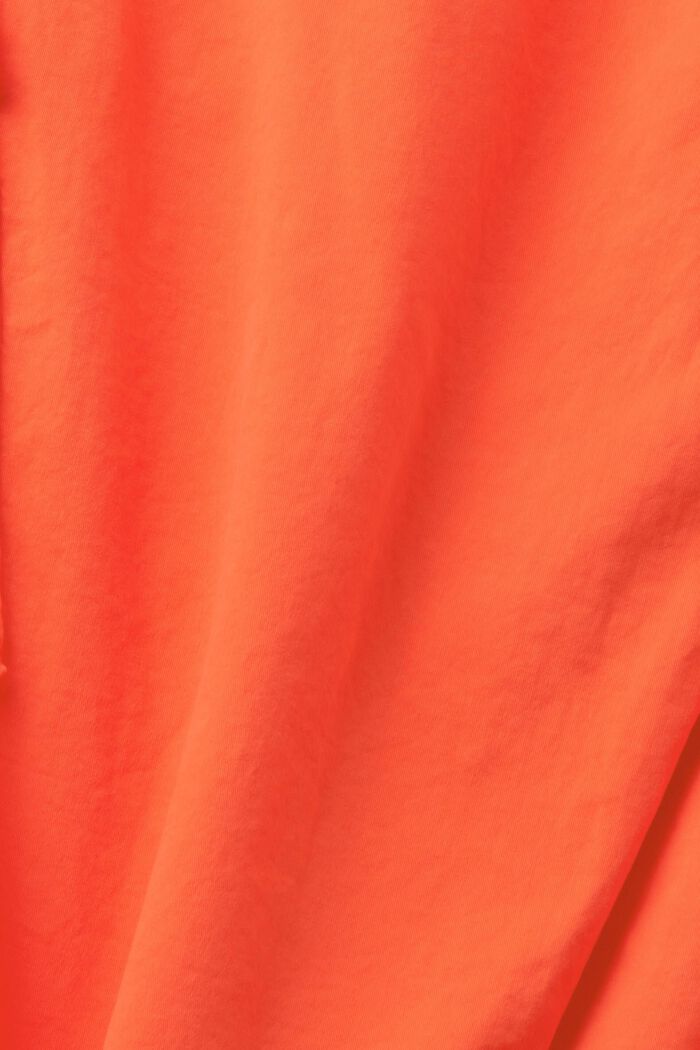 Mid-rise cargo-style trousers, ORANGE RED, detail image number 6