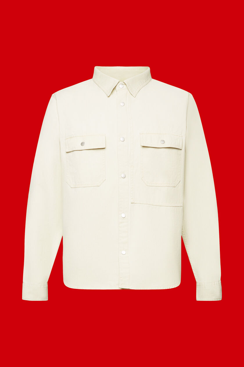 Twill overshirt, 100% cotton