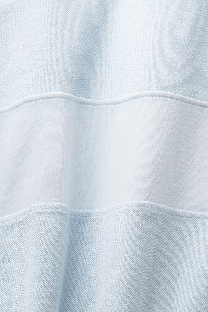 Textured Organic Cotton Sweatshirt, LIGHT BLUE, detail image number 5