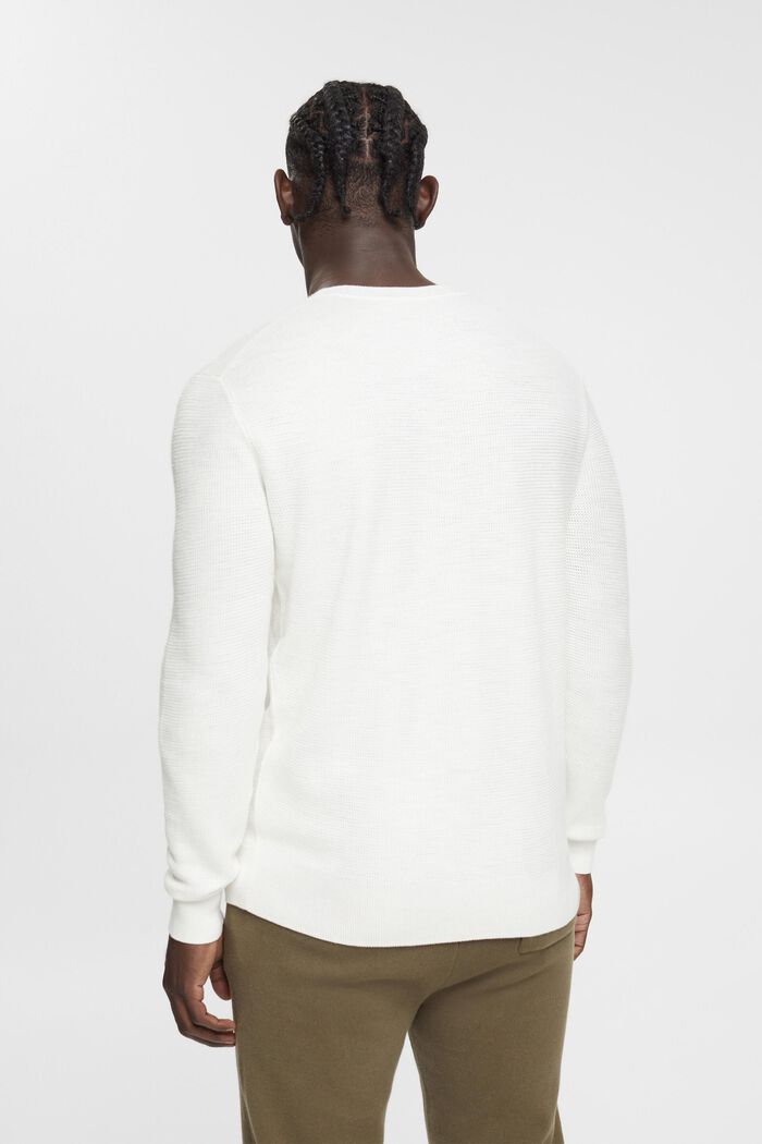 Knitted jumper, OFF WHITE, detail image number 3