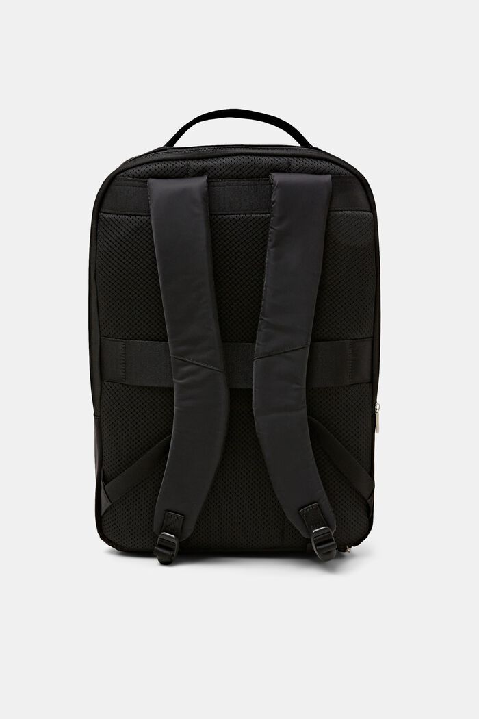 Zipped Duffel Backpack, BLACK, detail image number 3