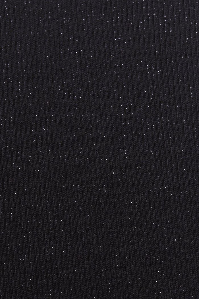 Sparkly knitted trousers, BLACK, detail image number 5