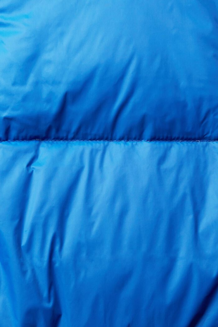 Quilted jacket with recycled down filling, BRIGHT BLUE, detail image number 6