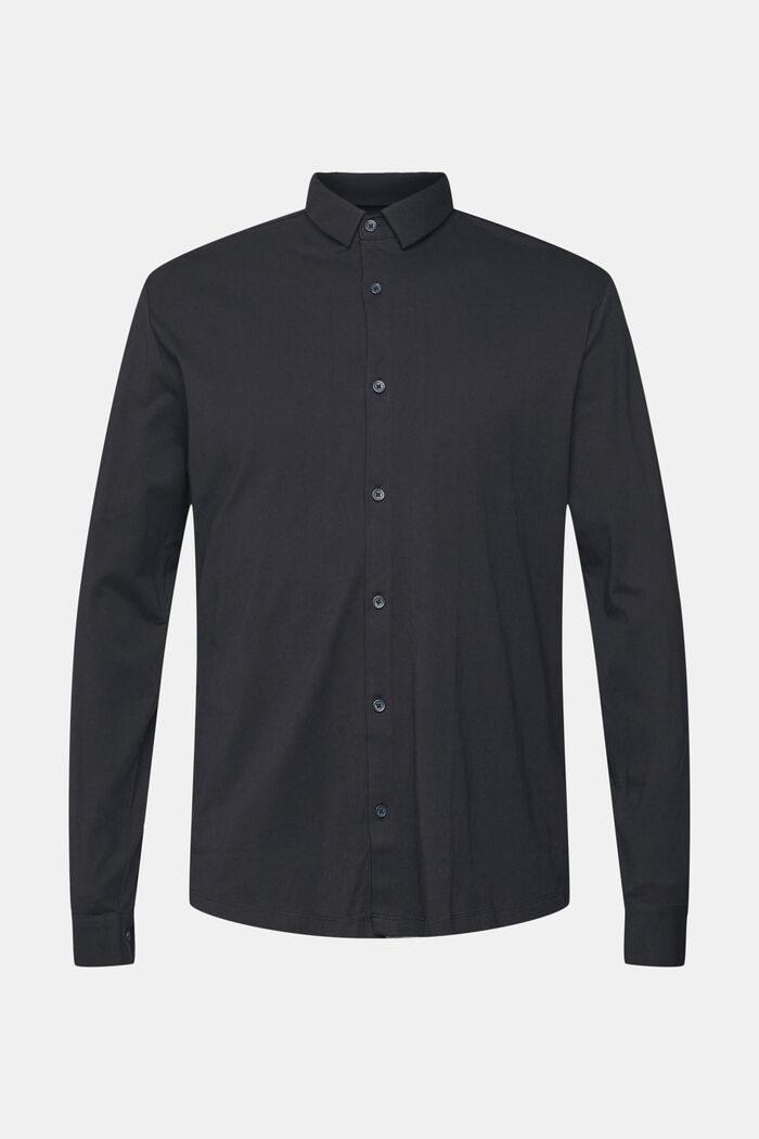 Jersey long sleeve, 100% cotton, BLACK, detail image number 5