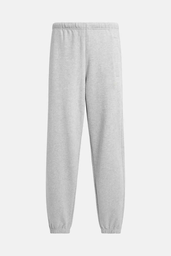 Relaxed logo joggers, LIGHT GREY, detail image number 4