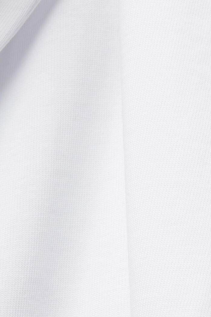 Jersey t-shirt with a print, 100% cotton, WHITE, detail image number 5