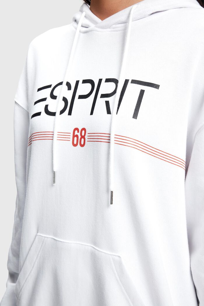 Unisex sweatshirt with a hood, WHITE, detail image number 0