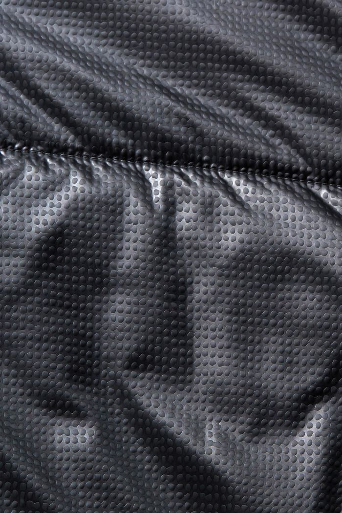 Textured puffer jacket, BLACK, detail image number 1