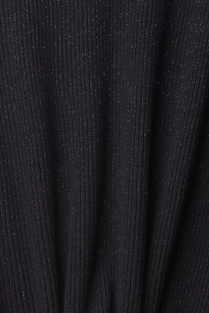 Sparkly midi skirt, BLACK, detail image number 6