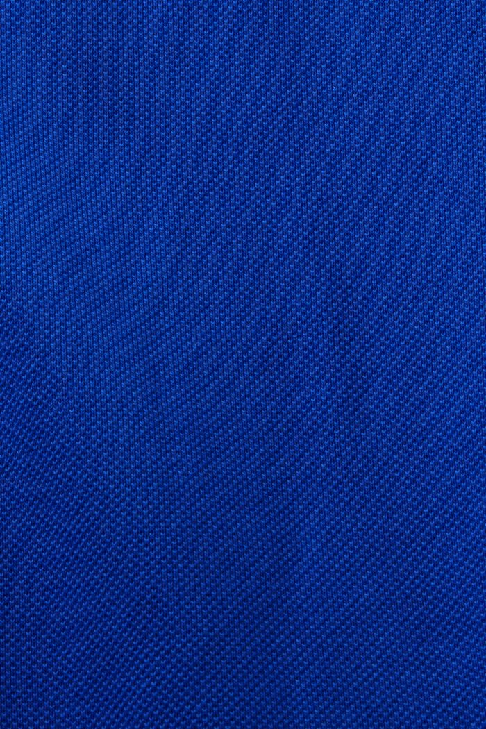 Textured Knit Tuxedo Blazer, Organic Cotton, BRIGHT BLUE, detail image number 4
