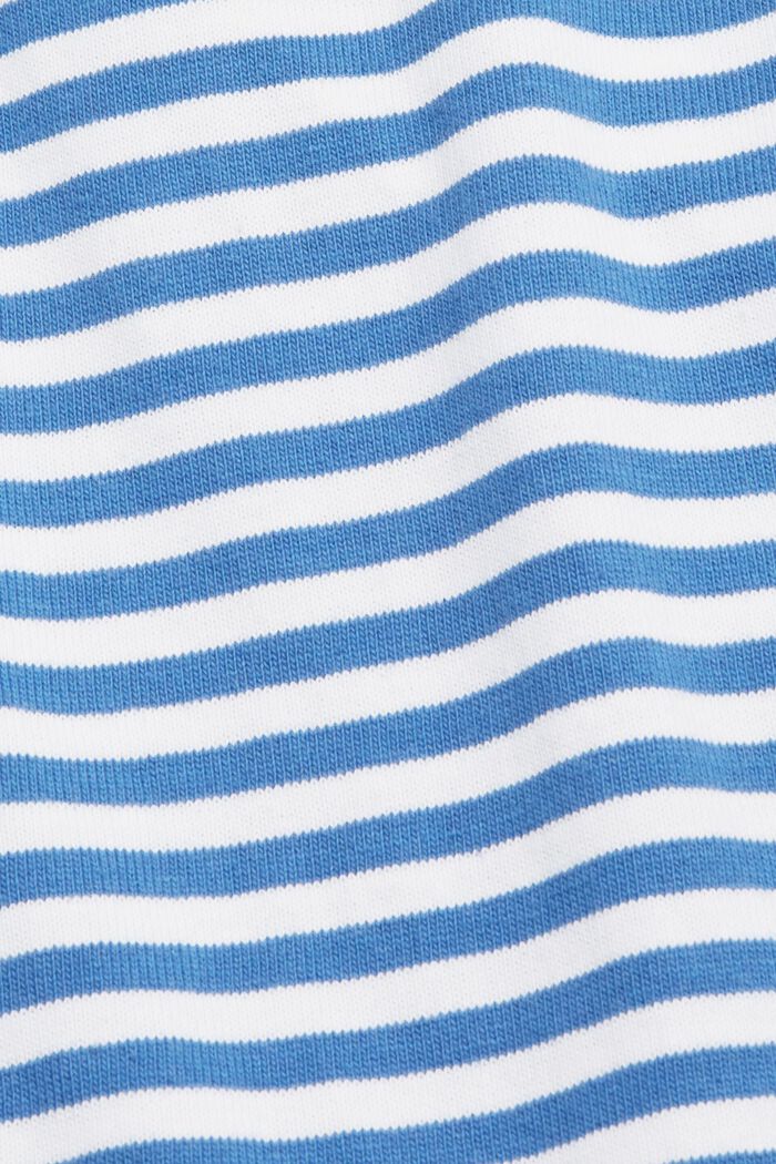 Striped knitted t-shirt, BLUE, detail image number 5