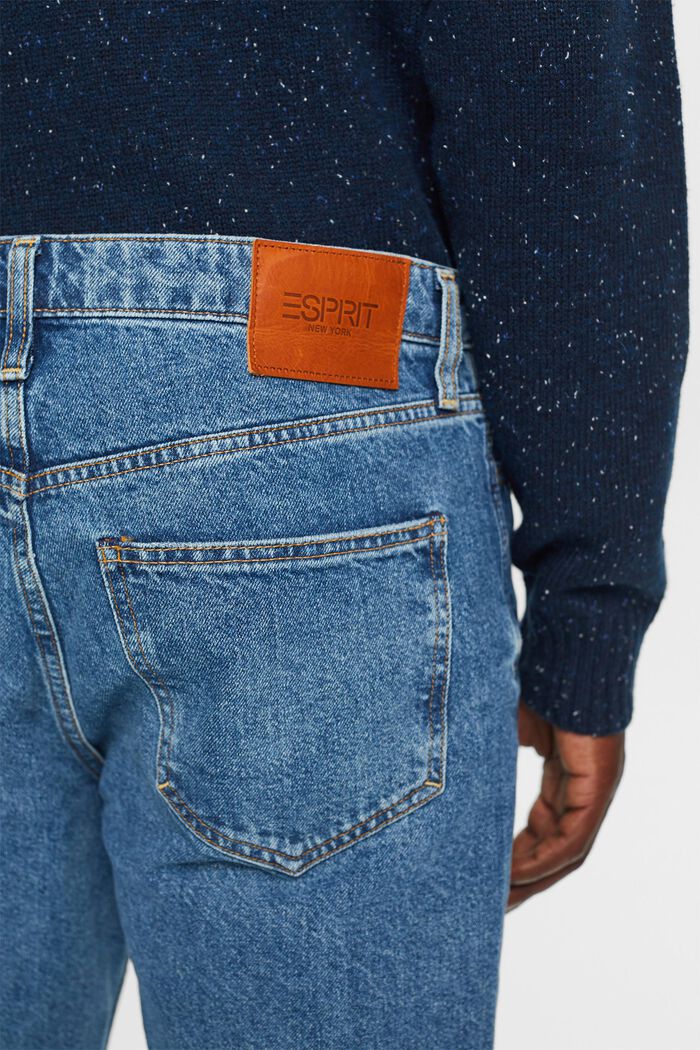 Mid-Rise Straight Jeans, BLUE MEDIUM WASHED, detail image number 5