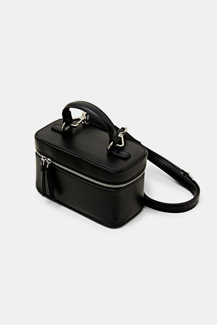 Vegan Leather Bag, BLACK, detail image number 2