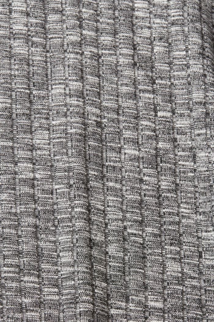 Space dye rib-knit midi skirt, ANTHRACITE, detail image number 6