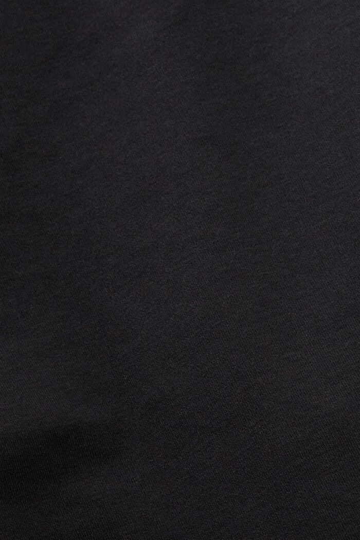 Sweatshirt with drawstring hem, BLACK, detail image number 6
