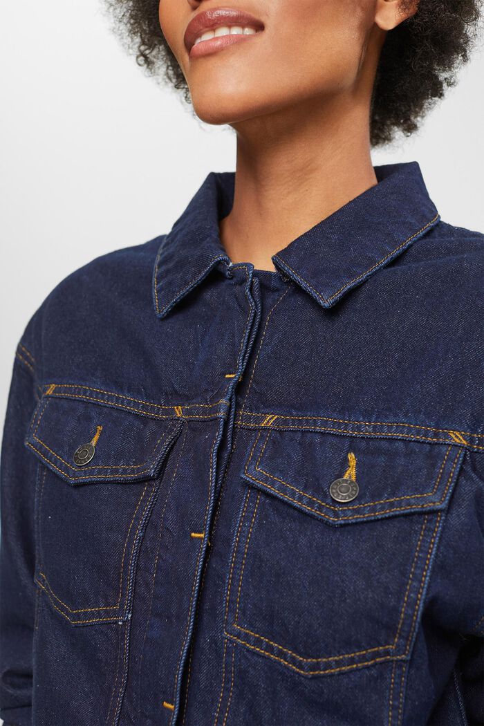Denim Shirt, BLUE RINSE, detail image number 2