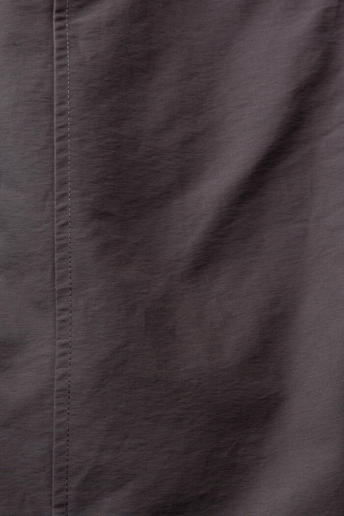 Hooded jacket with recycled down filling, ANTHRACITE, detail image number 5