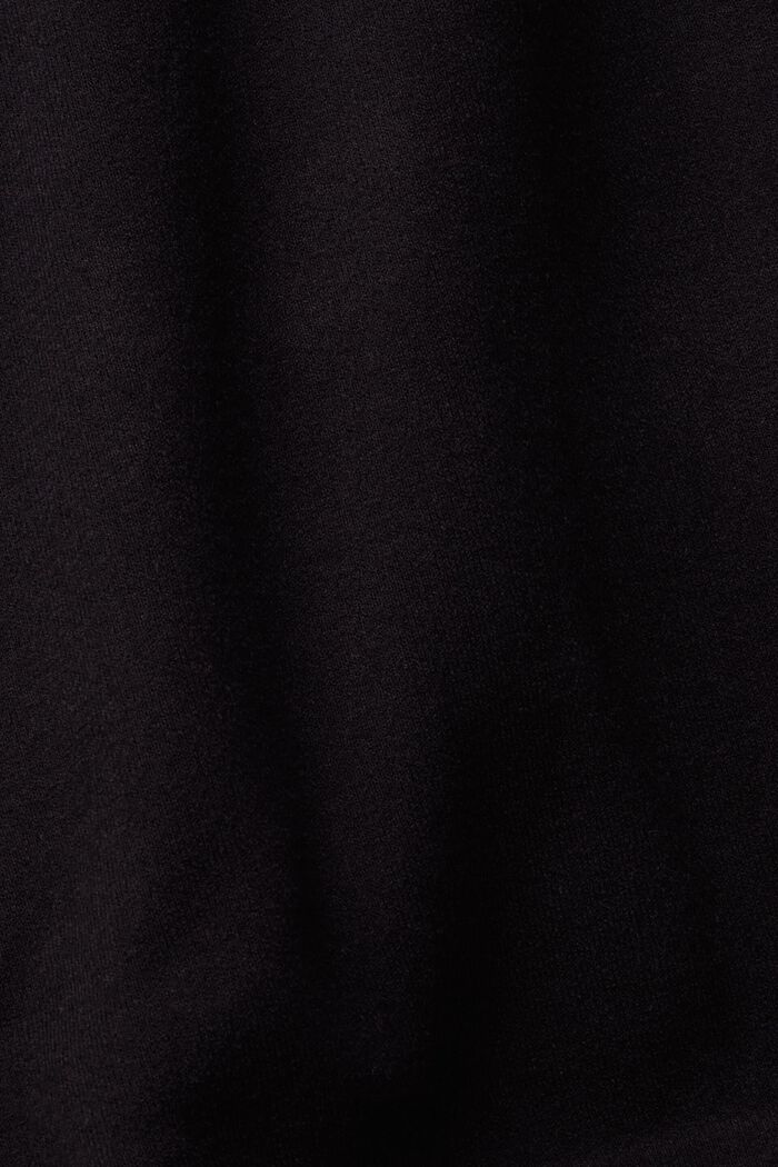 Mock neck sweater, LENZING™ ECOVERO™, BLACK, detail image number 5