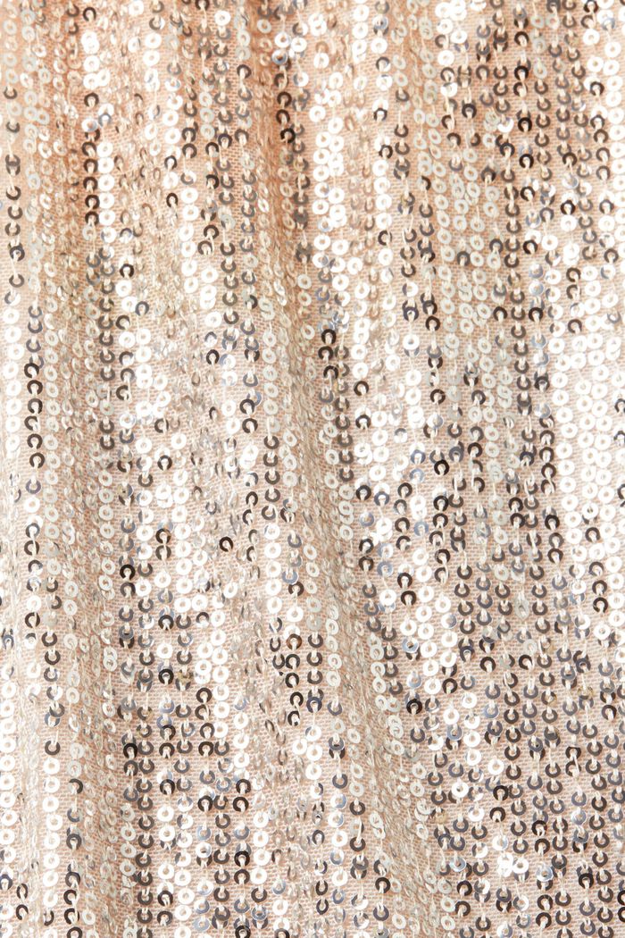 Sequined midi skirt, DUSTY NUDE, detail image number 1