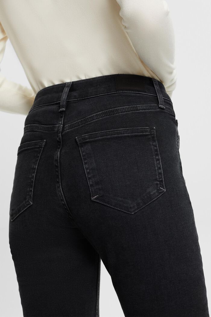 High-Rise Skinny Jeans, BLACK RINSE, detail image number 4