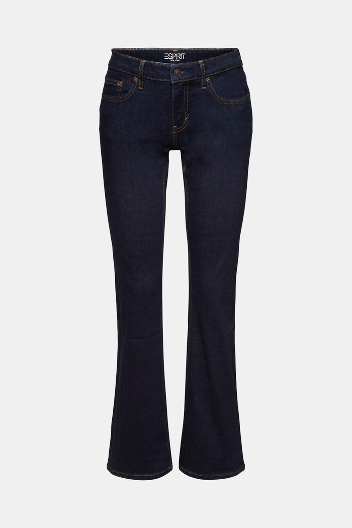 Mid-Rise Bootcut Jeans, BLUE RINSE, detail image number 6