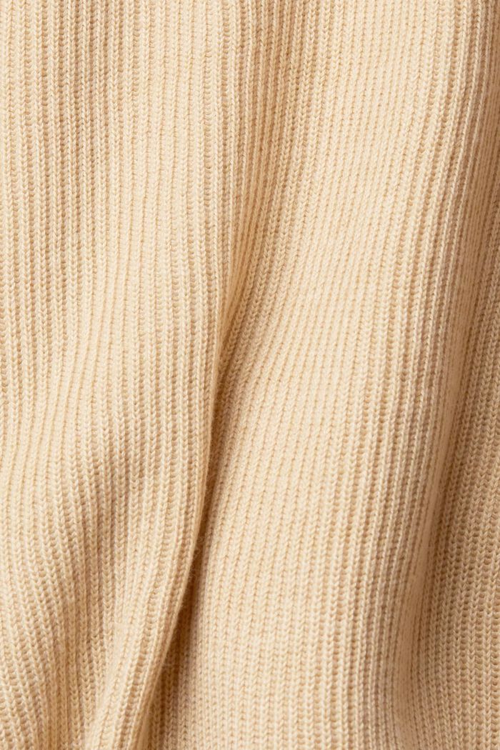 Knitted cardigan, CREAM BEIGE, detail image number 5