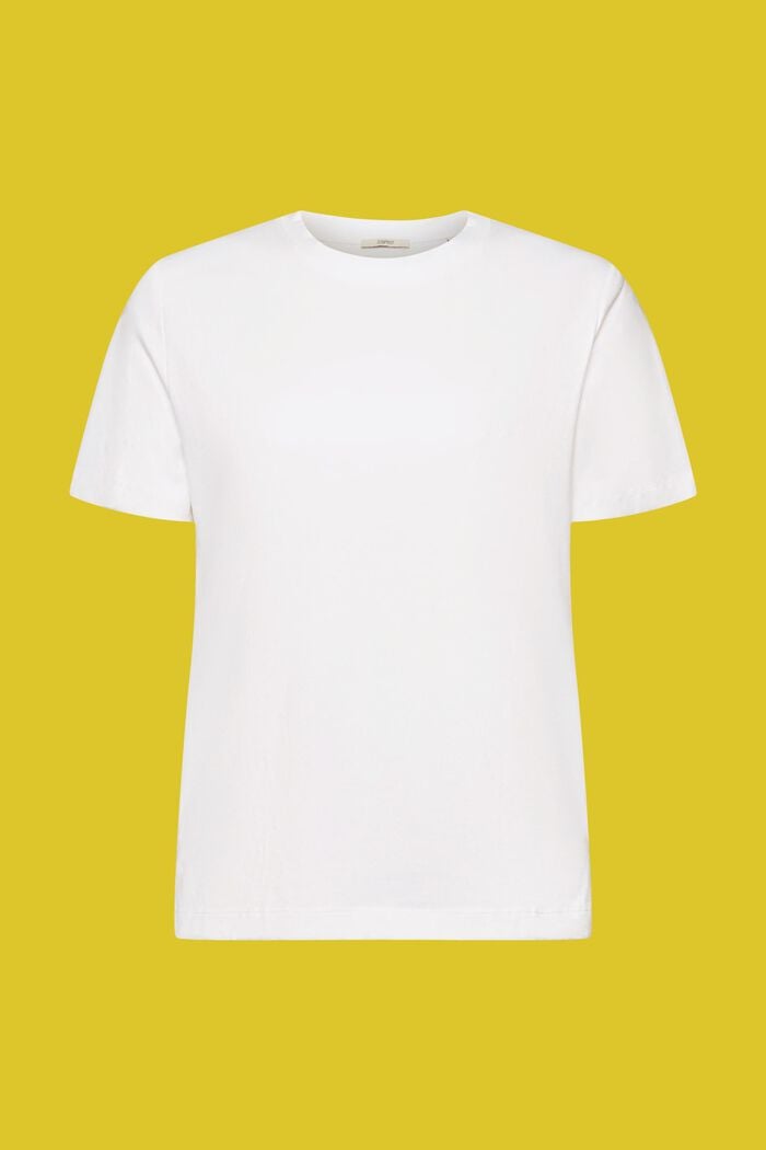 Blended cotton t-shirt, WHITE, detail image number 7