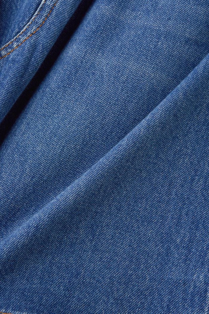 Denim mini skirt, BLUE MEDIUM WASHED, detail image number 6