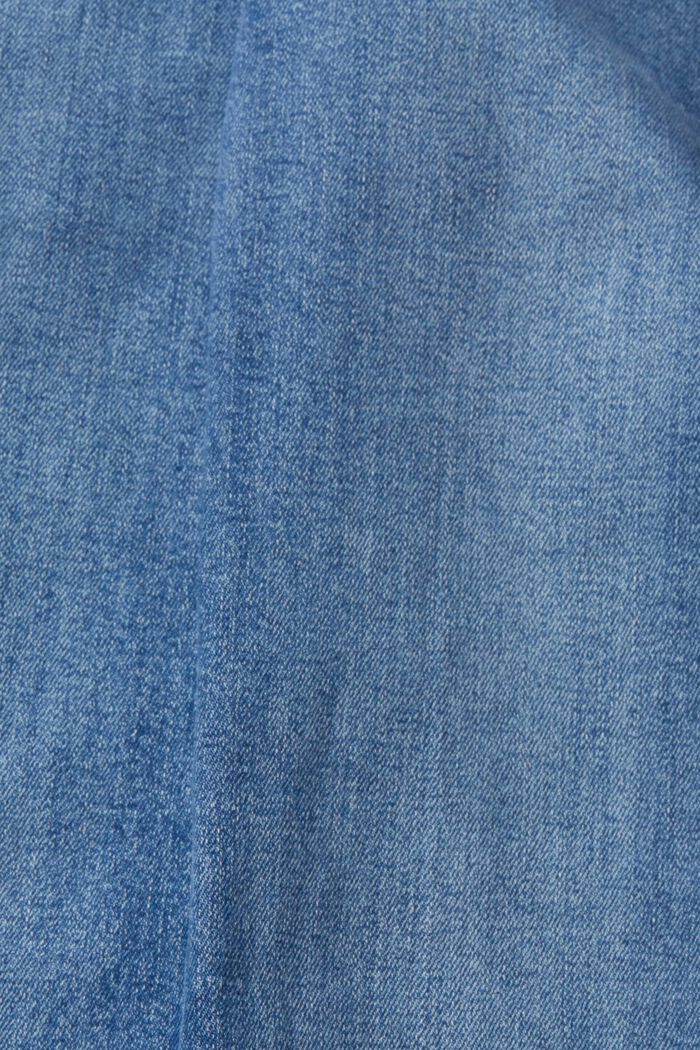 Mid-rise kick flare jeans, BLUE MEDIUM WASHED, detail image number 4