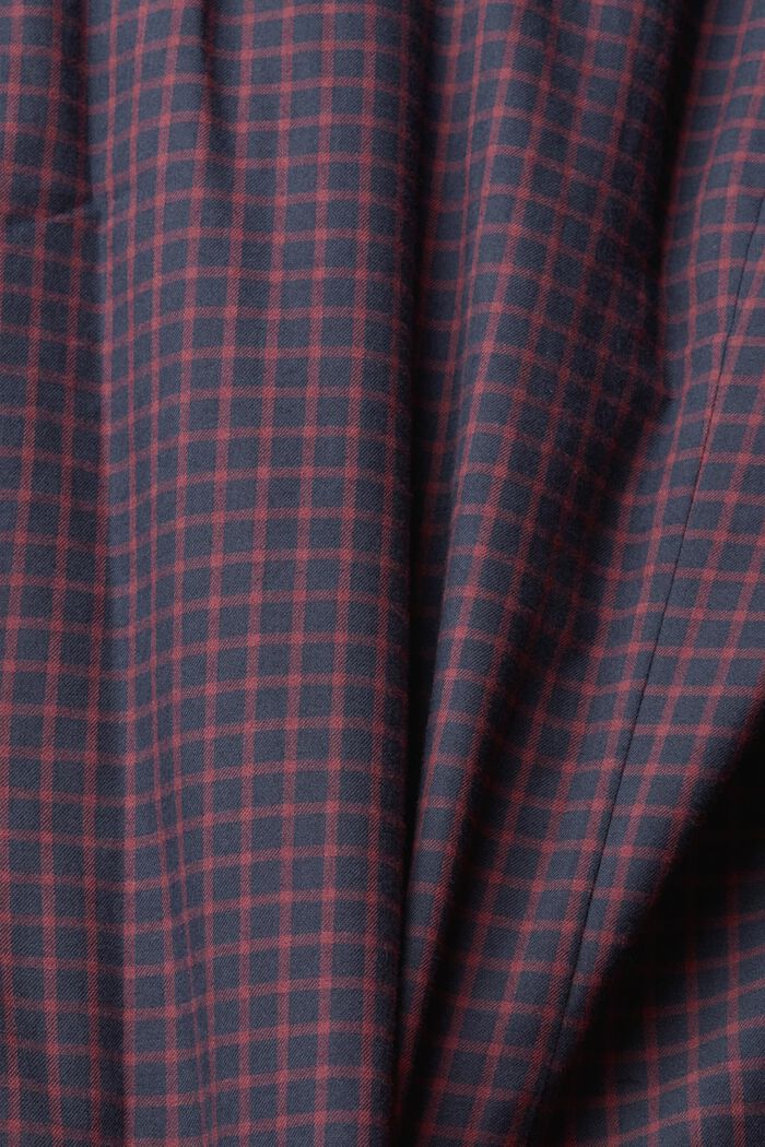 Checked slim fit shirt, NAVY, detail image number 1