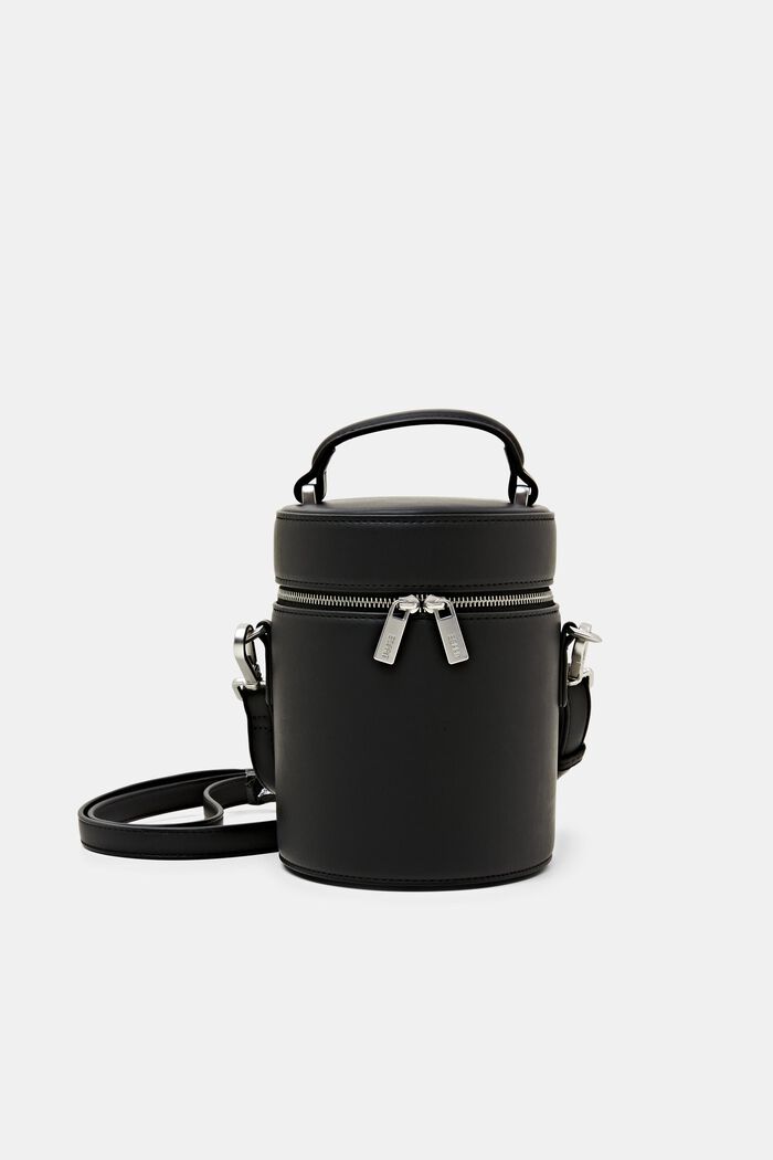 Cylindrical Bucket Bag, BLACK, detail image number 0