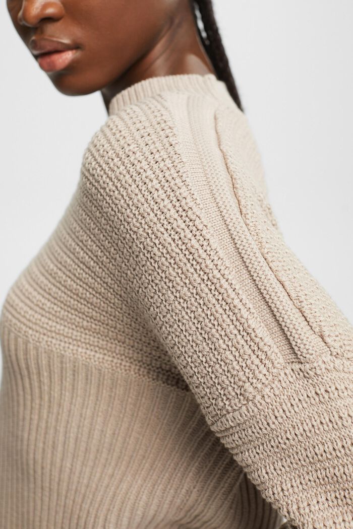 Chunky knit jumper, LIGHT TAUPE, detail image number 2