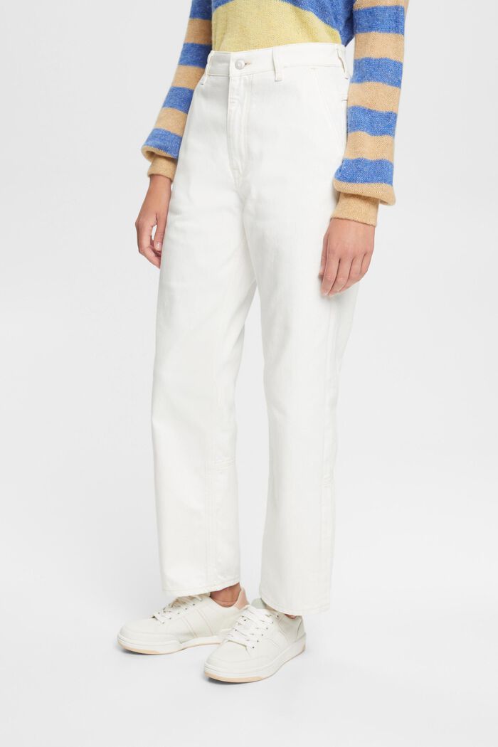 High-rise dad fit jeans, OFF WHITE, detail image number 1