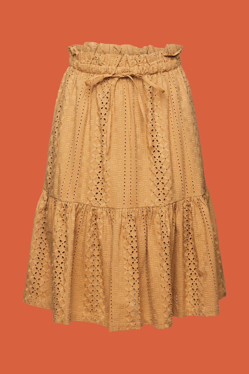 Embroidered skirt, LENZING™ ECOVERO™