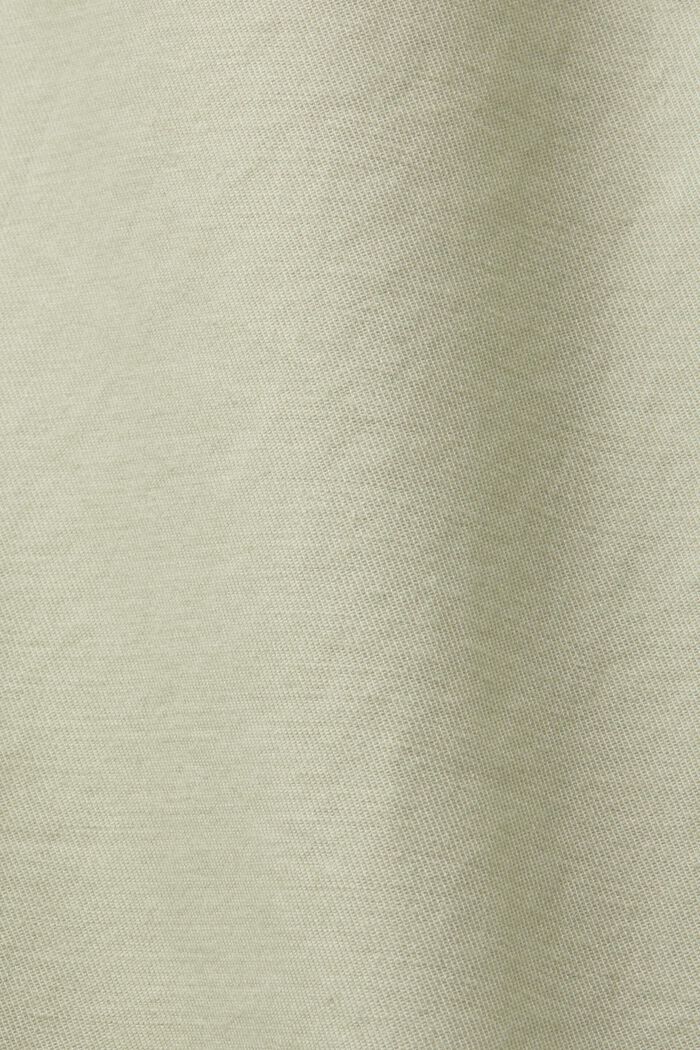 Cotton Twill Shorts, LIGHT GREEN, detail image number 6