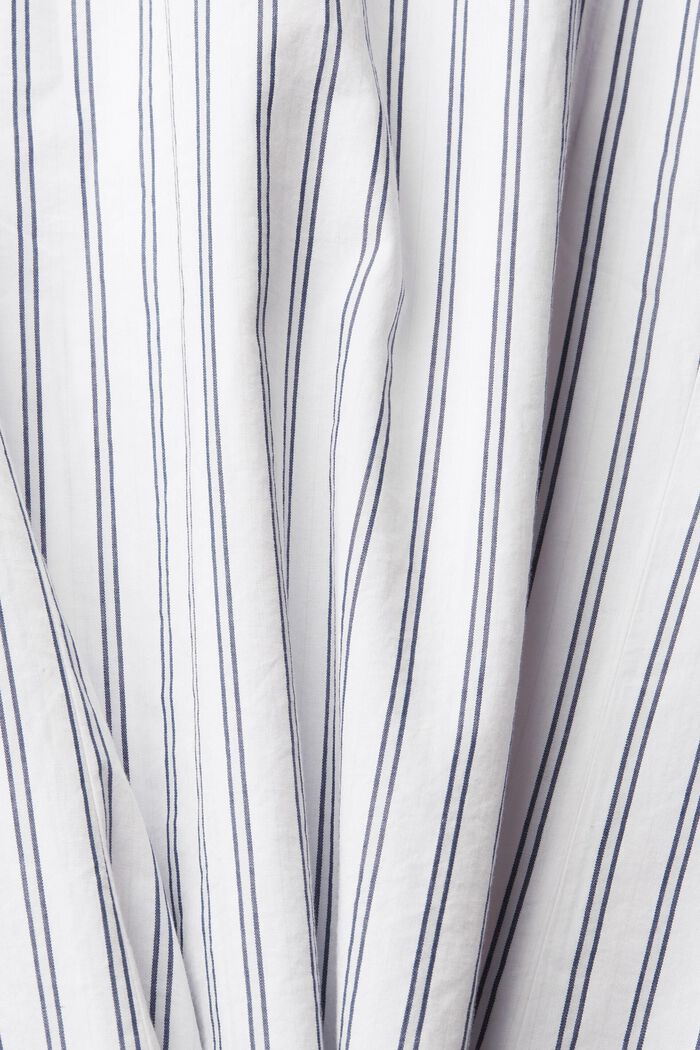 Striped button down shirt, WHITE, detail image number 1