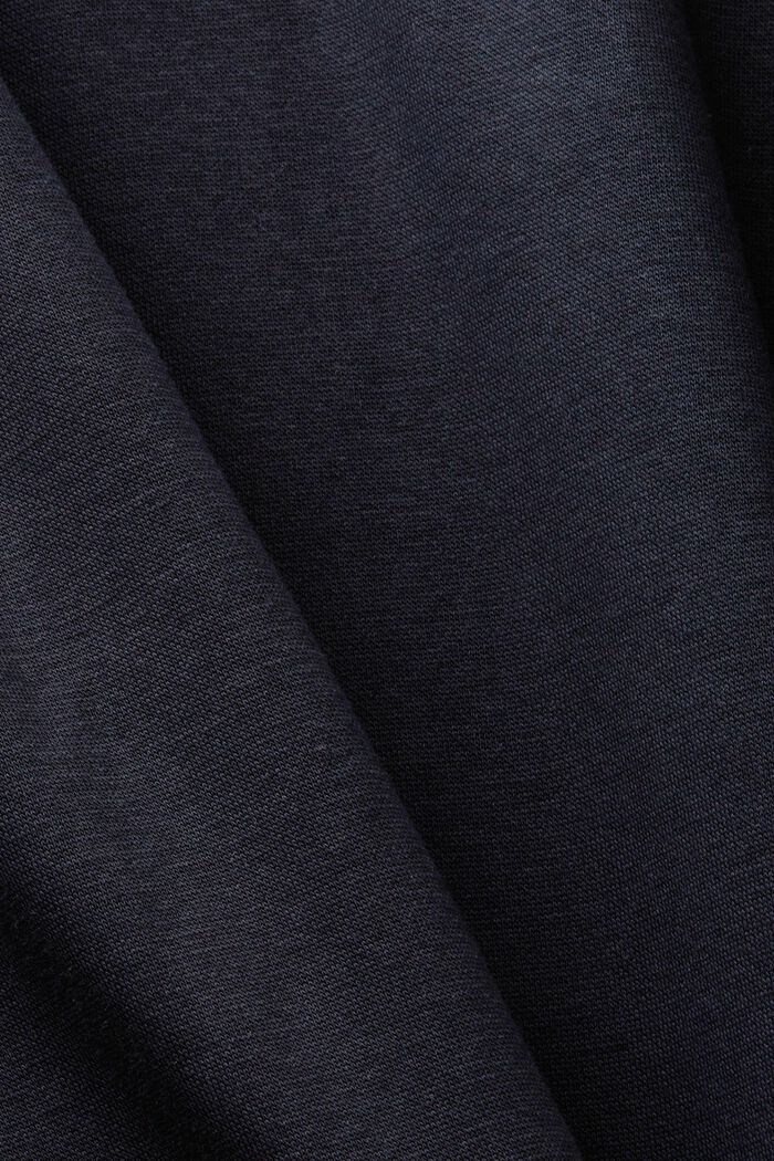Oversized Cotton-Fleece Hoodie, BLACK, detail image number 7